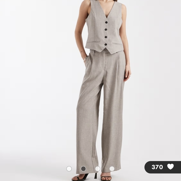 H&M Pants - Greige Suit Set